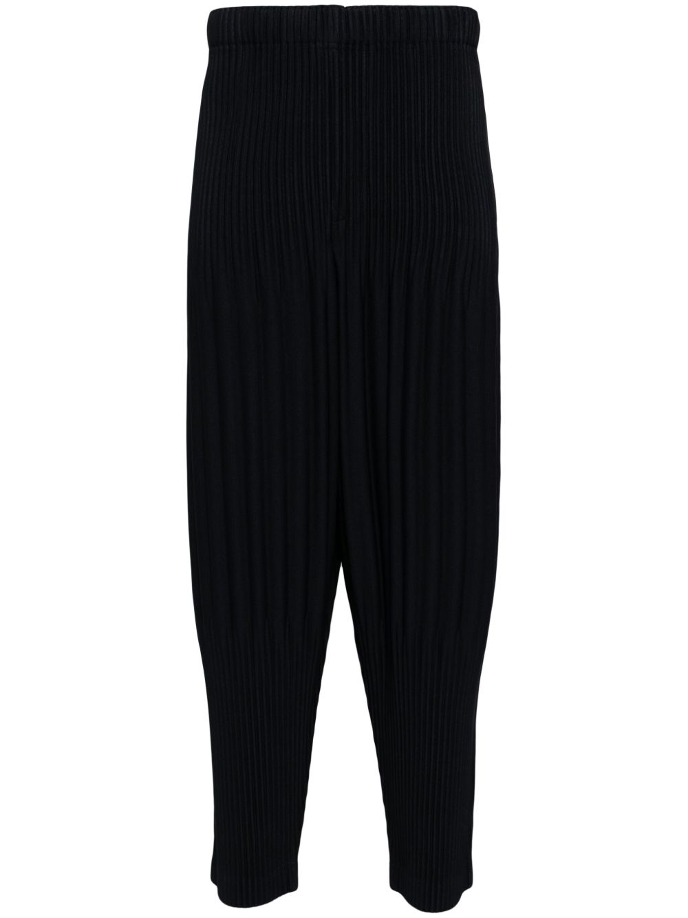 Homme Plissé Issey Miyake 褶饰锥形裤 - 蓝色