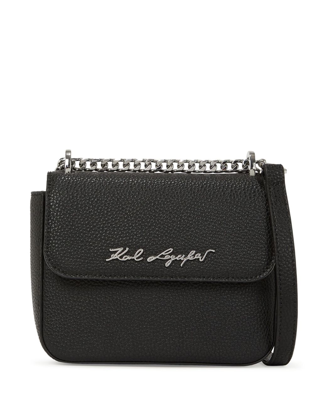 Karl Lagerfeld K/Pebble 斜挎包 - 黑色
