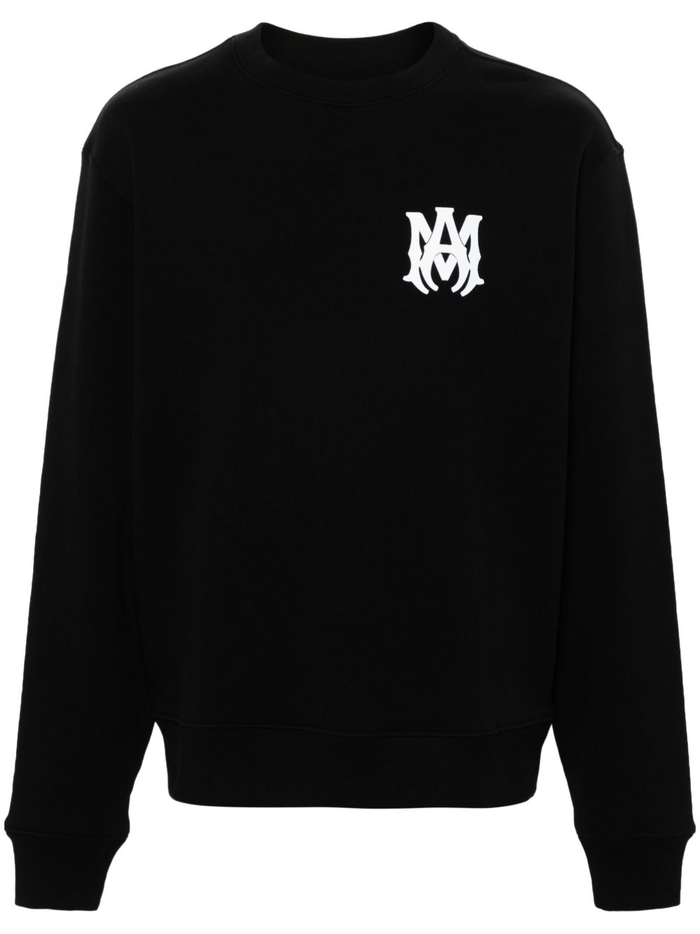 AMIRI logo印花棉卫衣 - 黑色