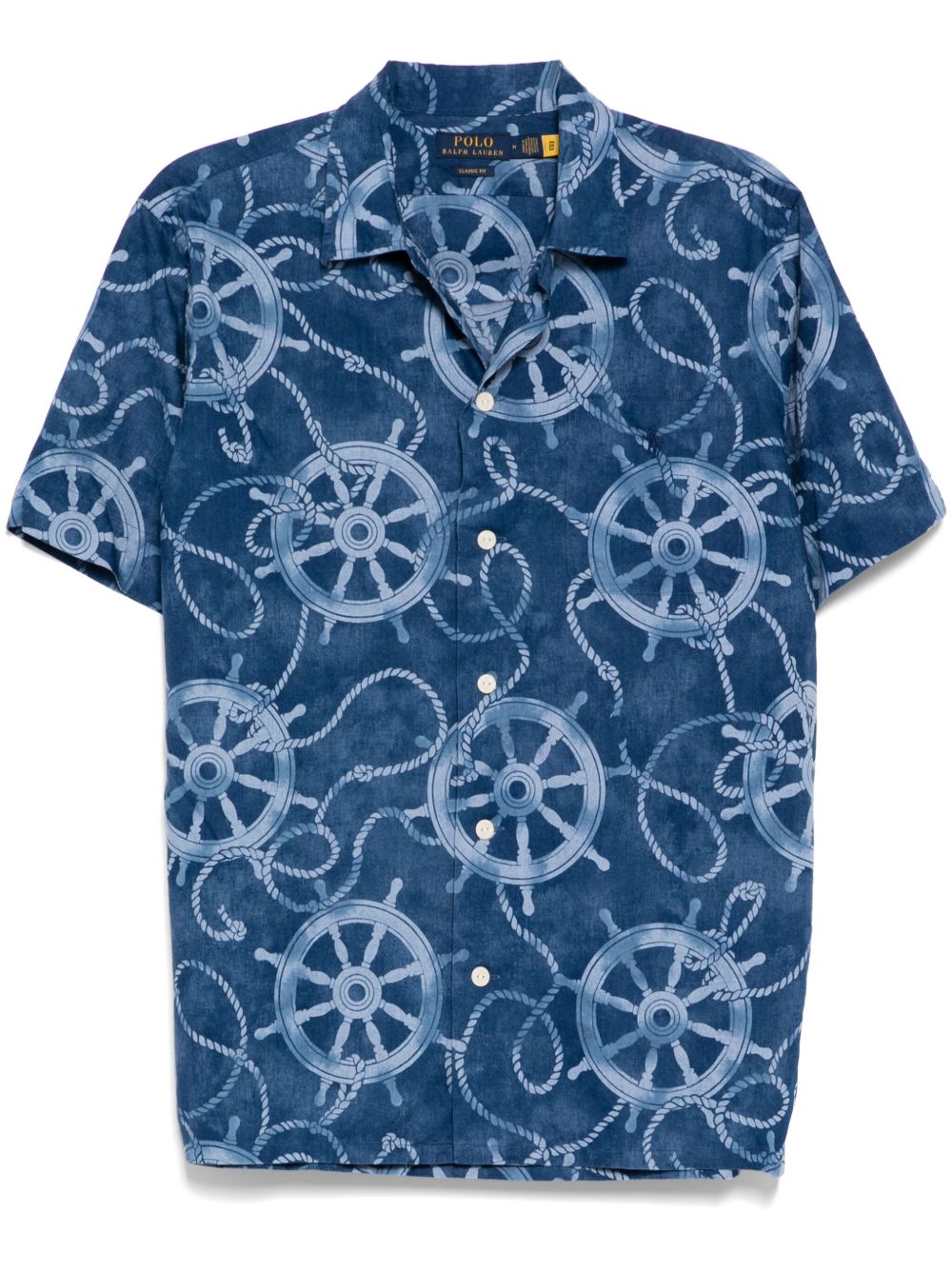 Polo Ralph Lauren Ships Wheel Vacation 衬衫 - 蓝色