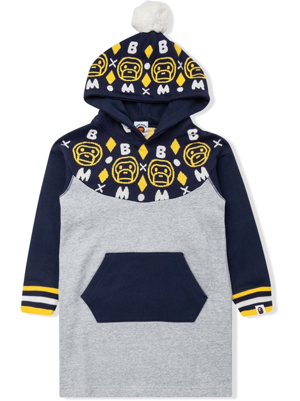 A BATHING APE® Baby Milo 卫衣 - 蓝色