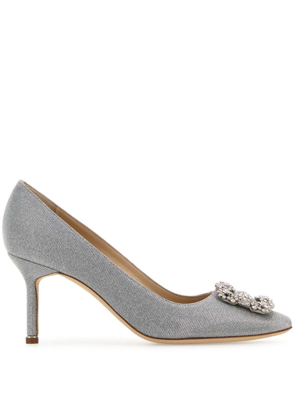 Manolo Blahnik Hangisi 高跟鞋（9厘米） - 灰色