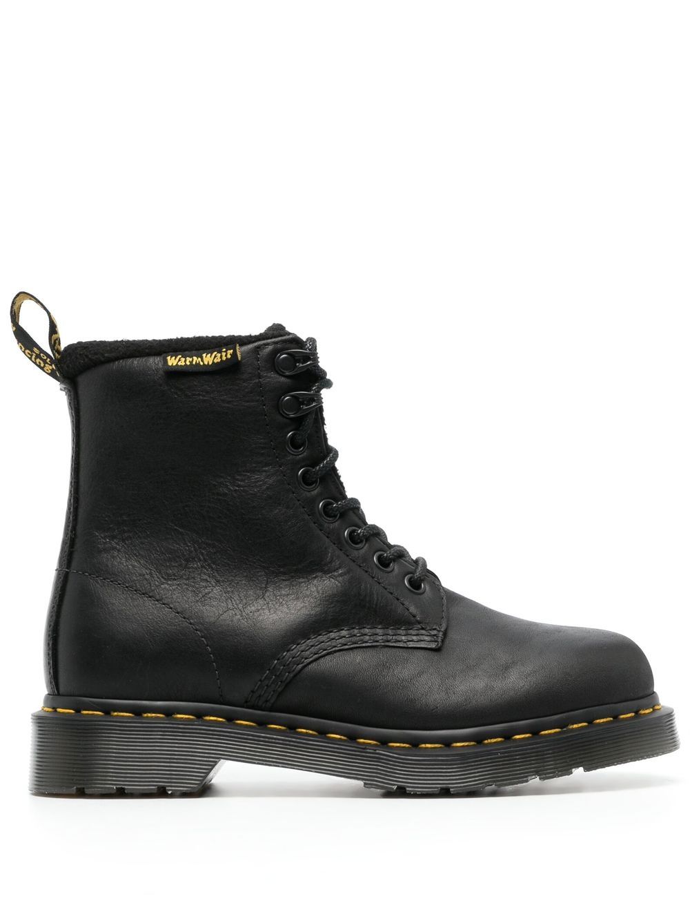 Dr. Martens 1460 Pascal 系列皮质短靴 - 黑色