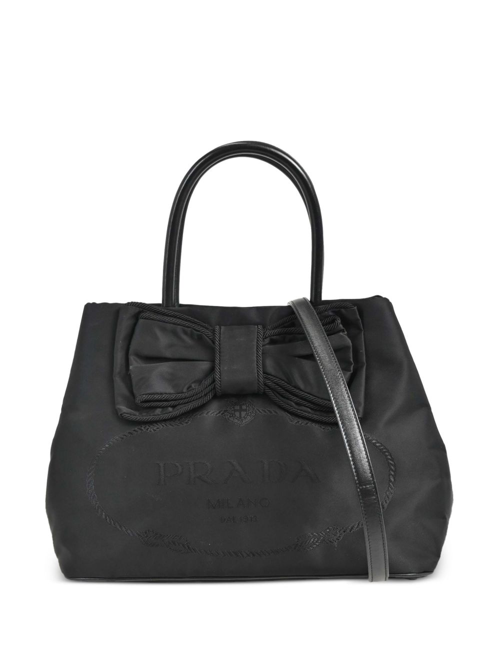 Prada Pre-Owned 两用手提包（1990-2000年代典藏款） - 黑色
