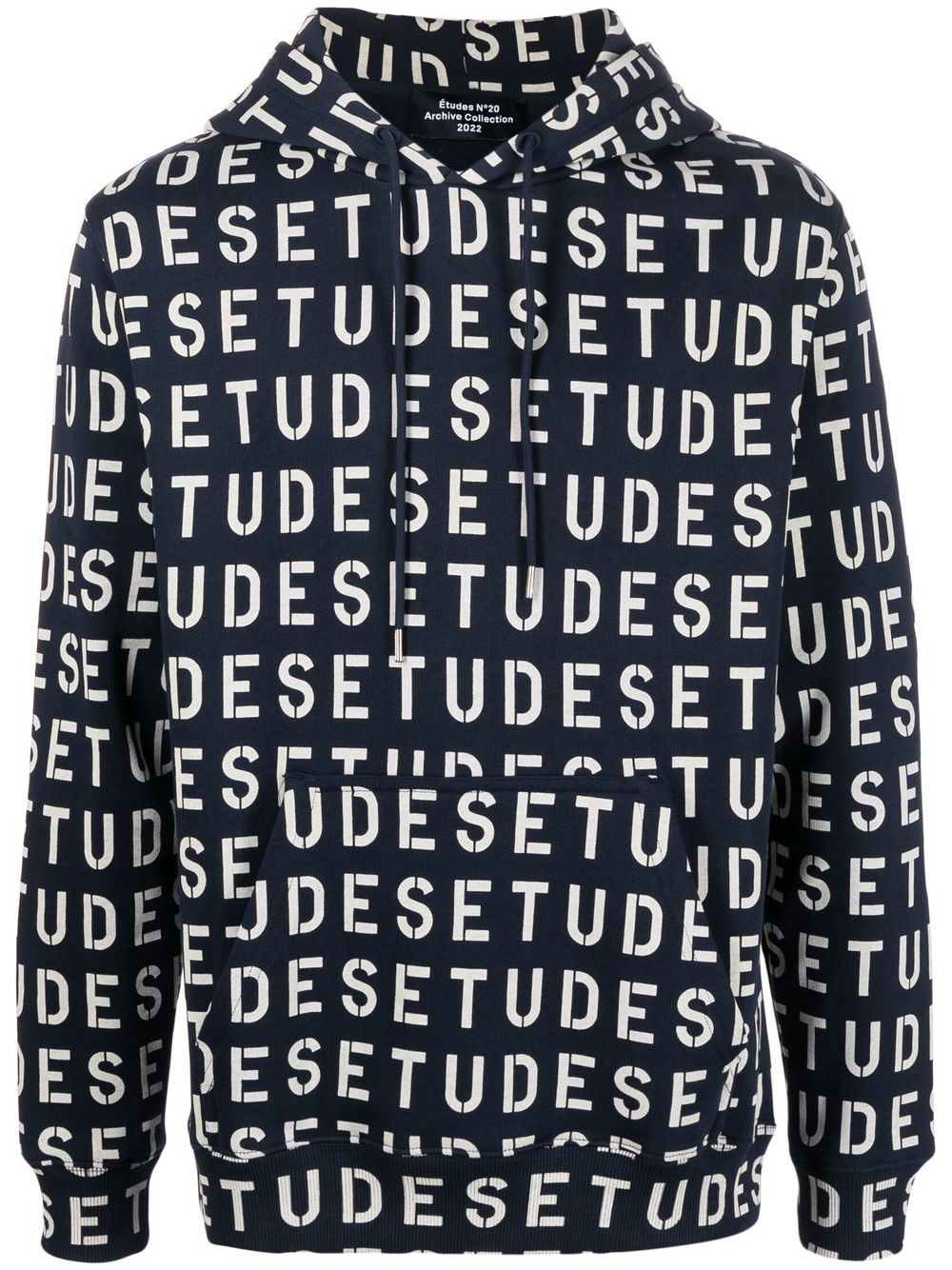 Etudes logo连帽衫 - 蓝色
