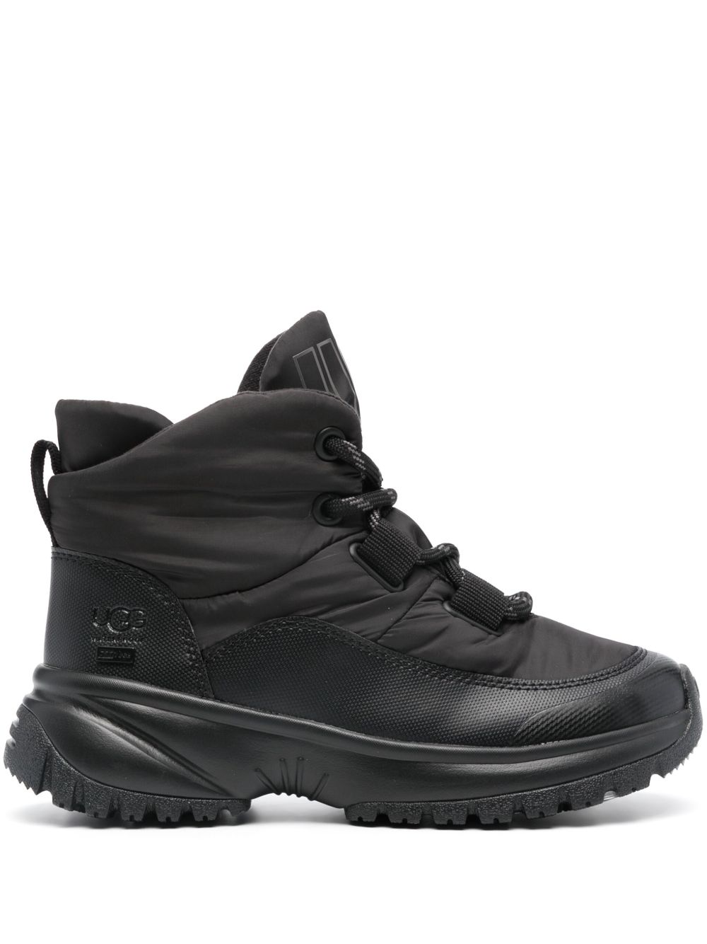 UGG Yose Puffer 系带靴 - 黑色