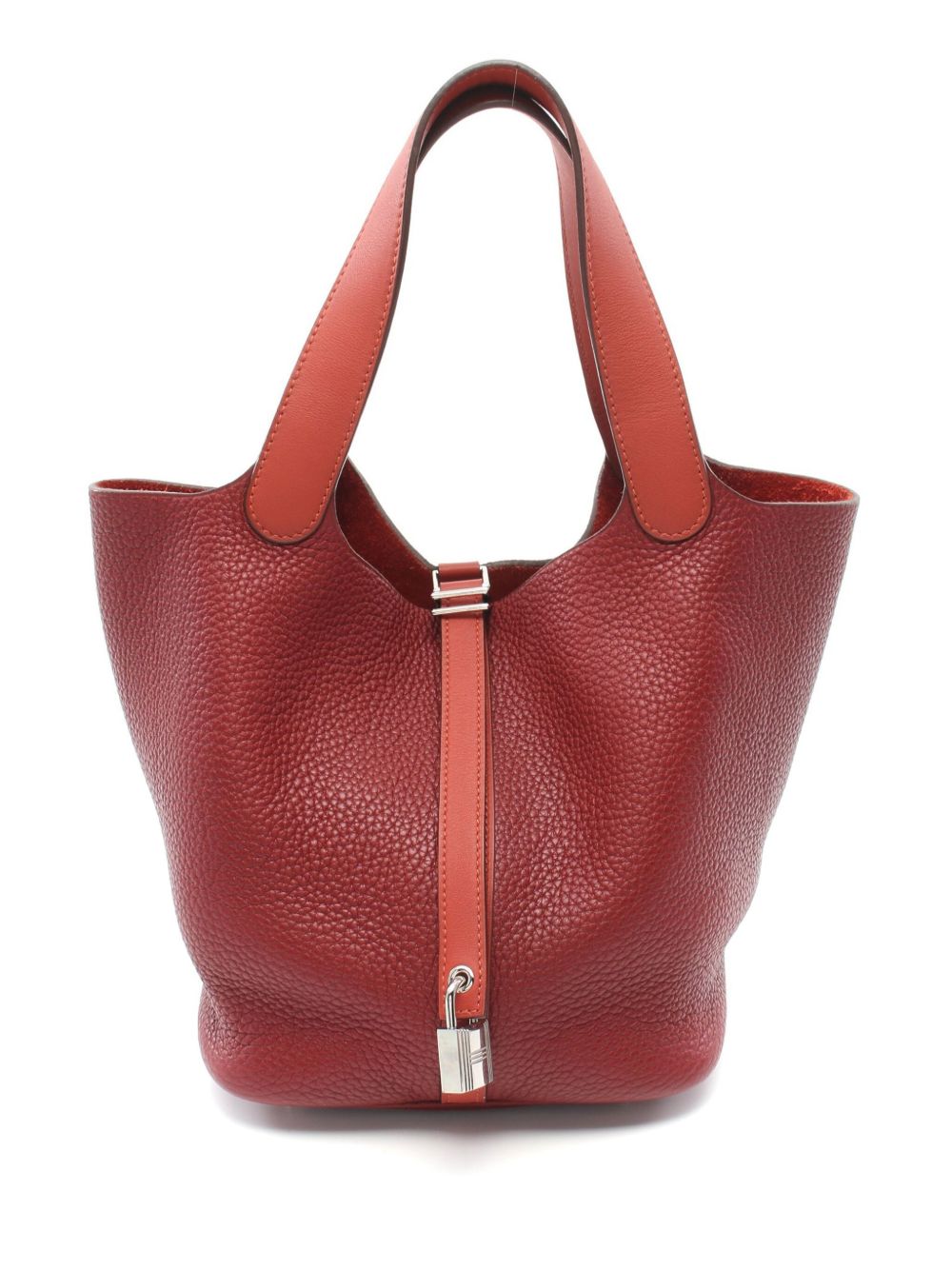 Hermès Pre-Owned Picotin Lock MM 手提包（2014年典藏款） - 红色