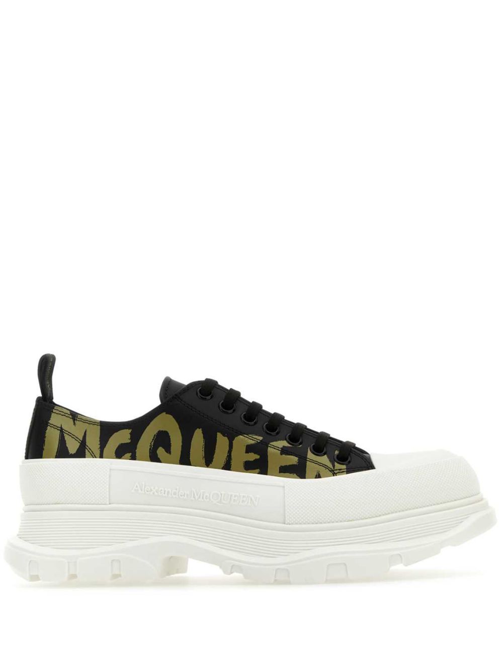 Alexander McQueen Tread Slick 系带运动鞋 - 黑色