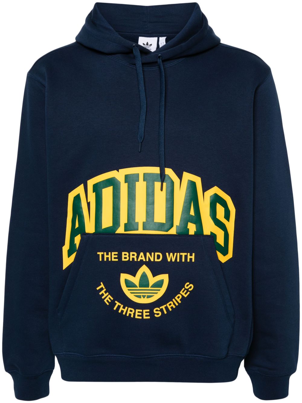 adidas VRCT logo印花连帽衫 - 蓝色