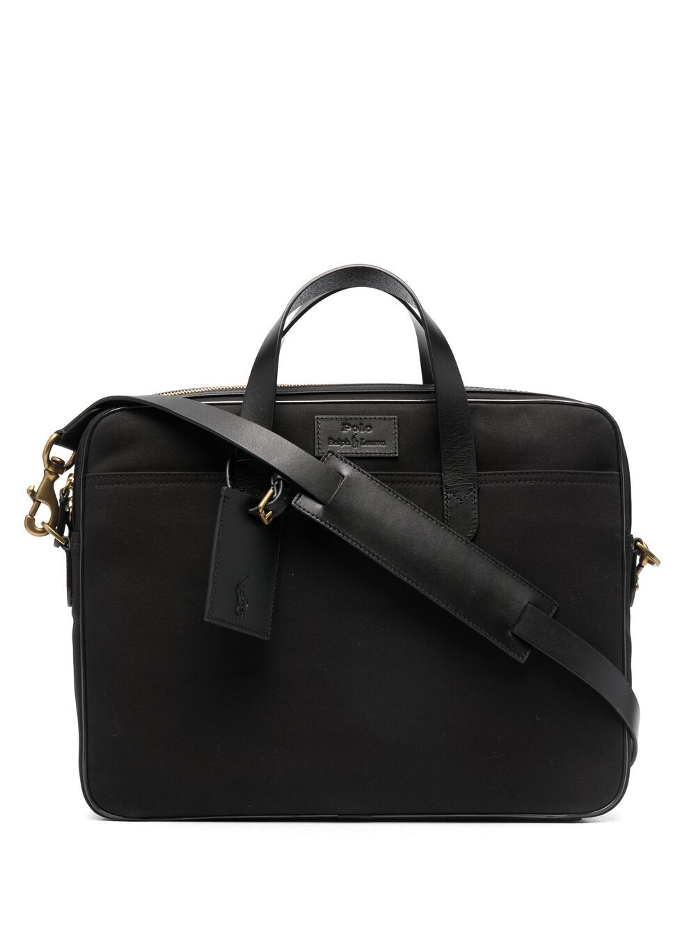 Polo Ralph Lauren Commuter 标贴公文包 - 黑色