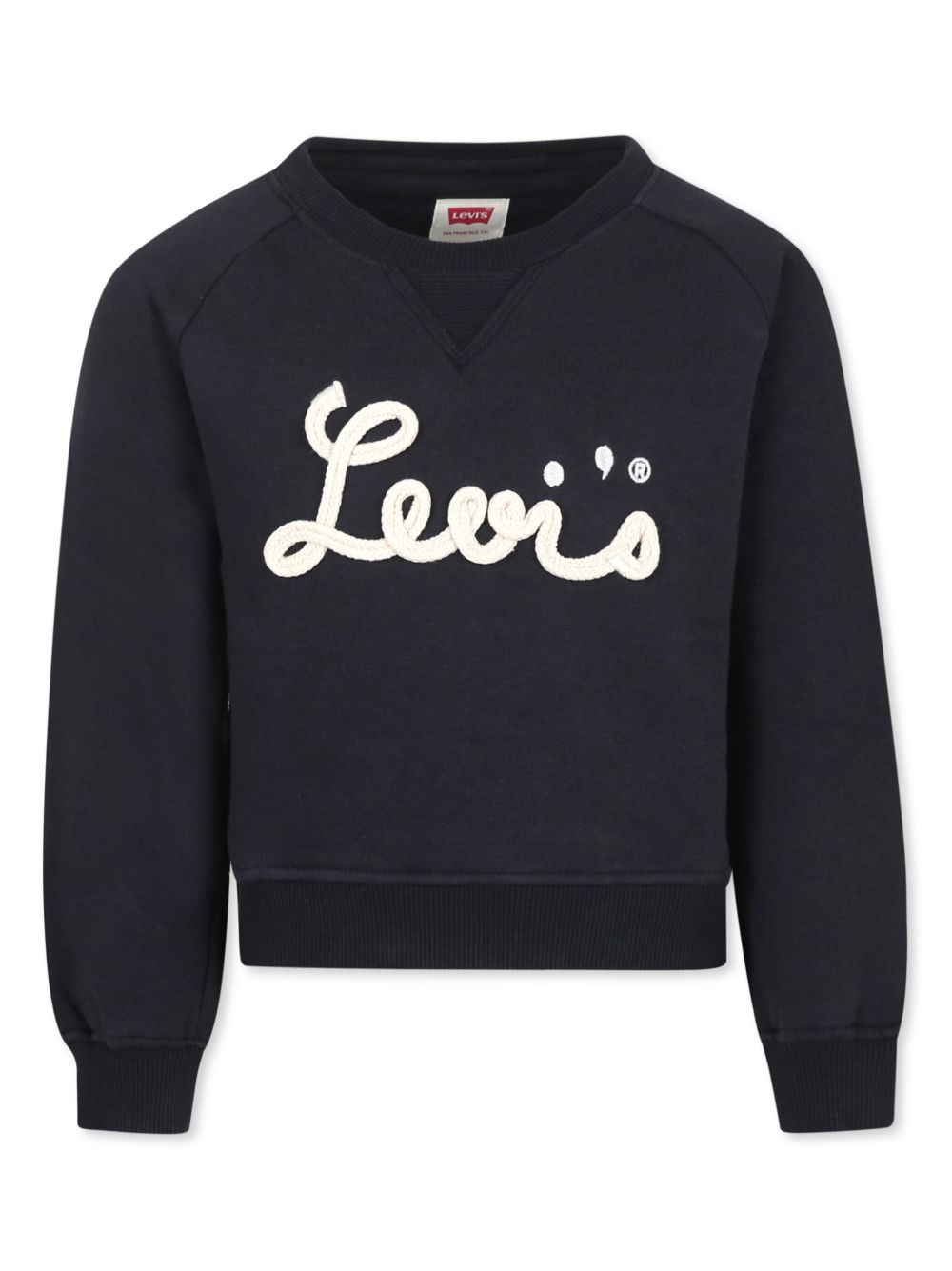 Levi's Kids logo贴花卫衣 - 黑色