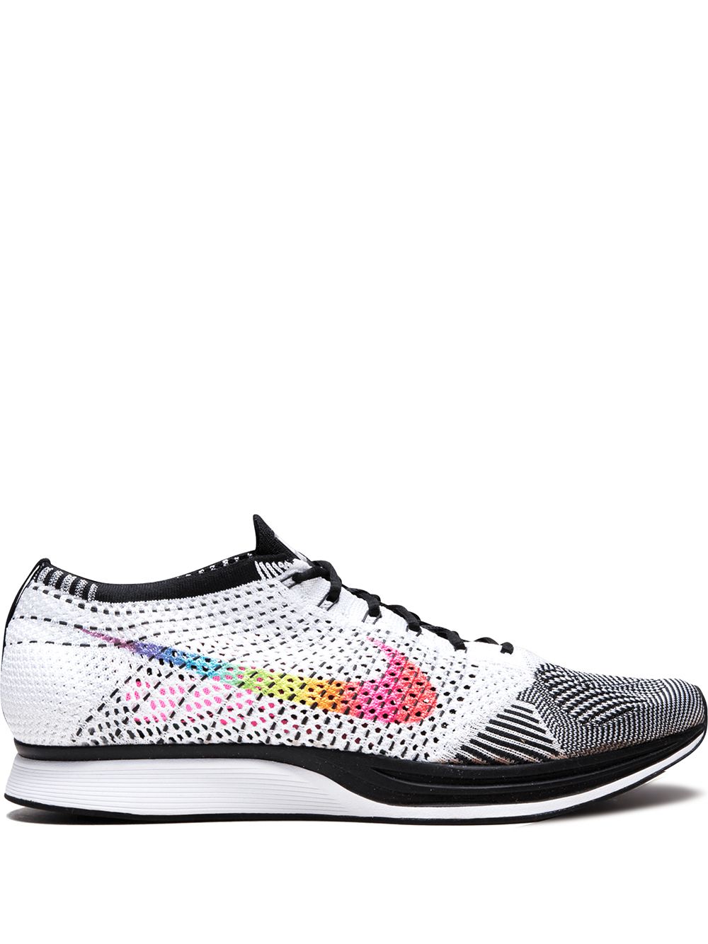 Nike Flyknit Racer Betrue运动鞋 - 白色