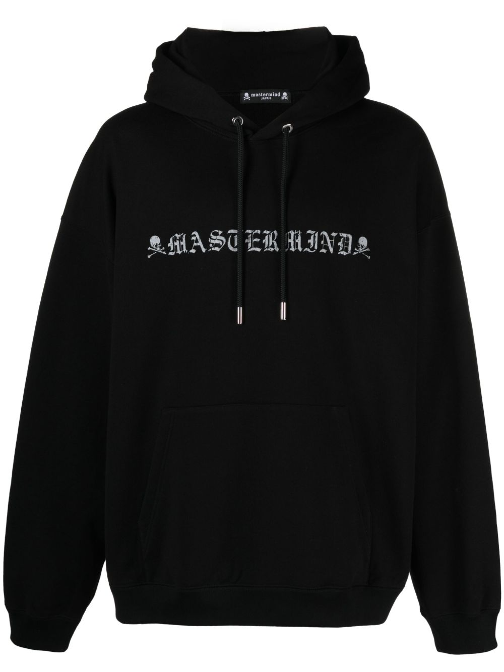 Mastermind Japan 骷髅头印花棉连帽衫 - 黑色