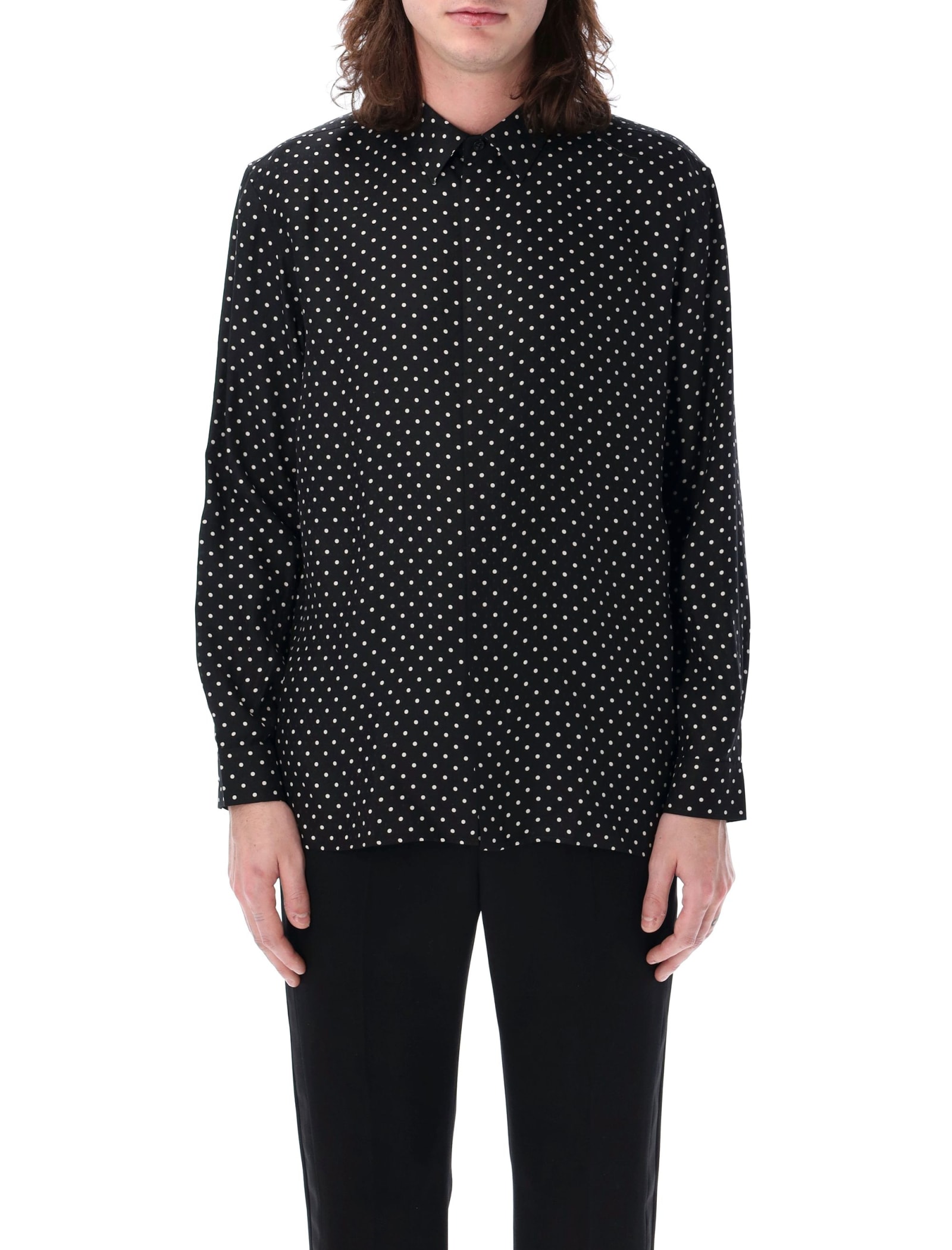 Saint Laurent 带点衬衫