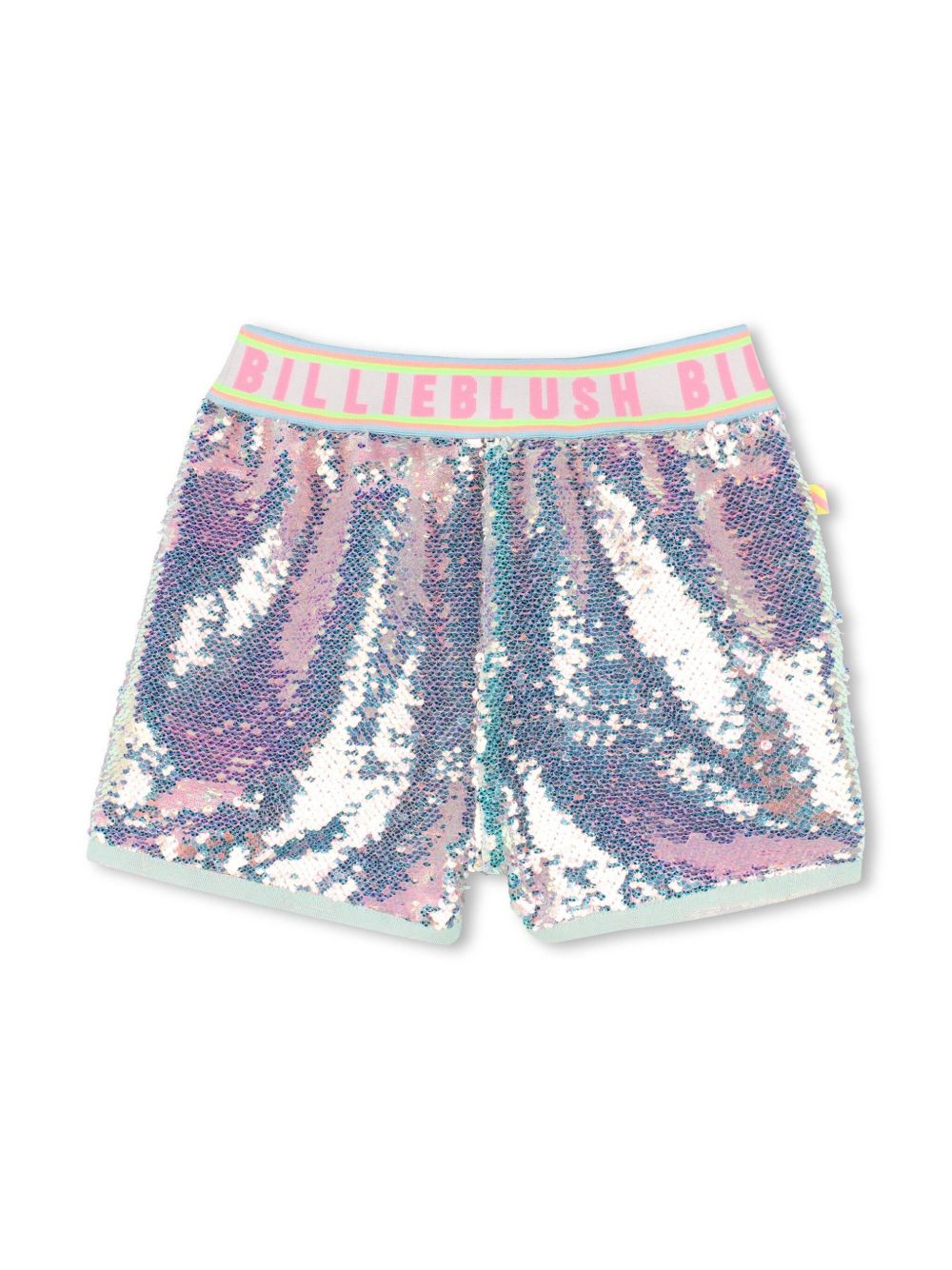 Billieblush 亮片缀饰短裤 - 蓝色