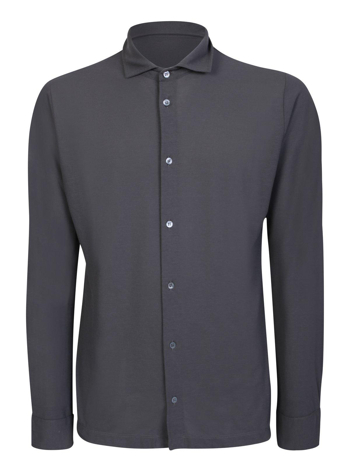 Zanone Buttoned Long-sleeved Shirt