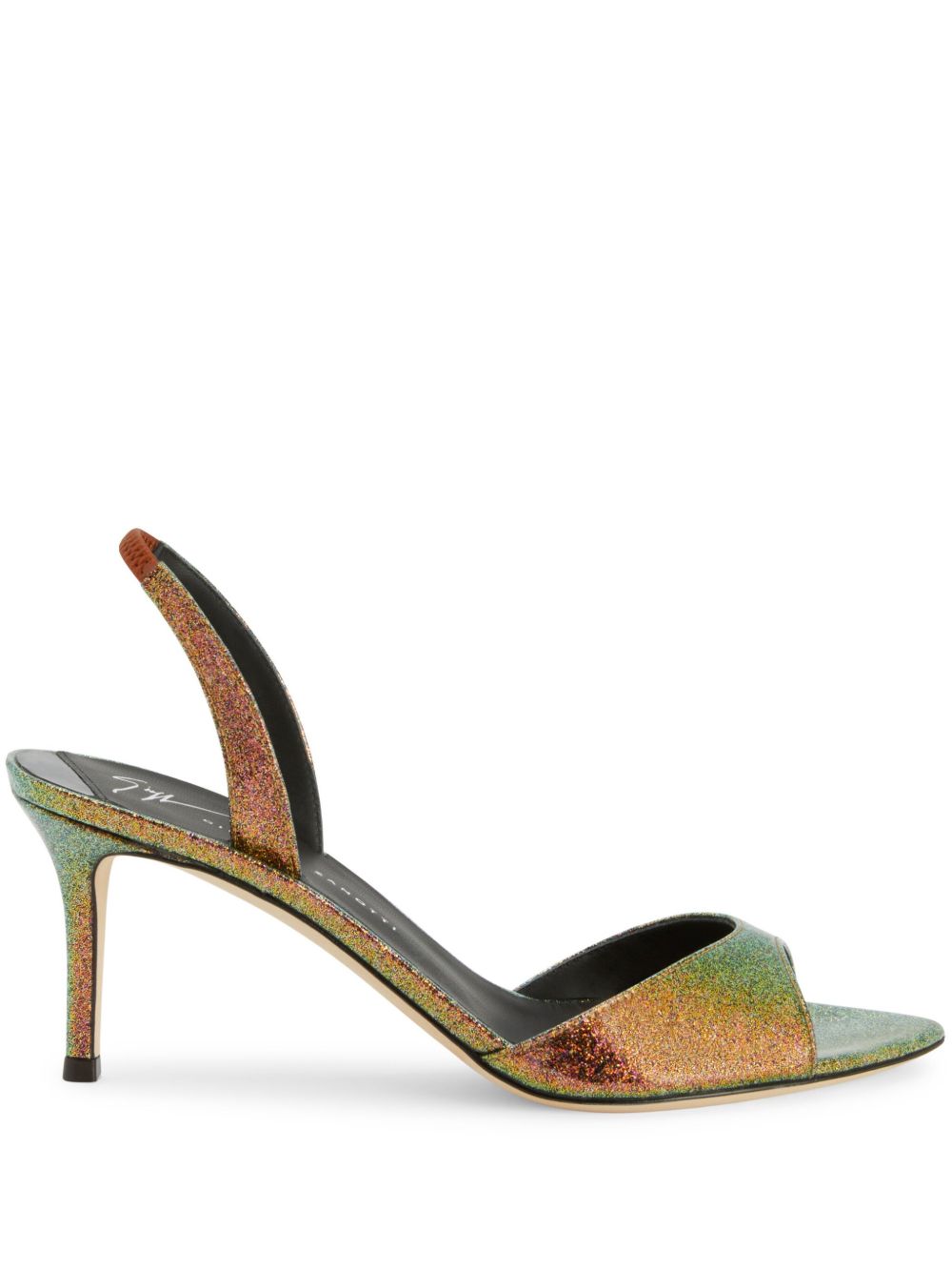 Giuseppe Zanotti Lilibeth 裹踝中跟凉鞋 - 绿色