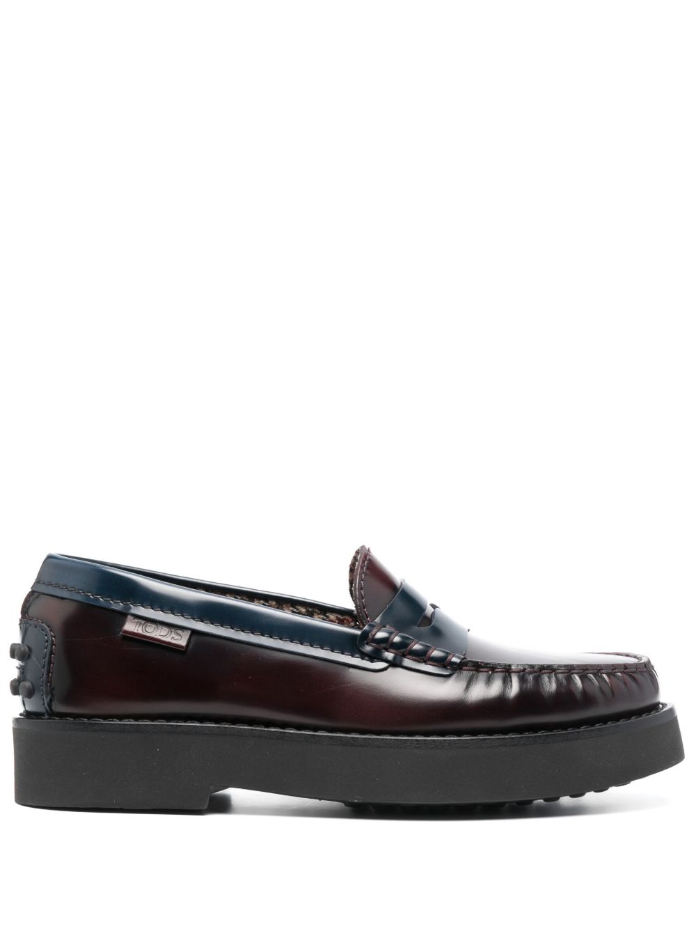 Tod's Slipper 皮质乐福鞋 - 红色
