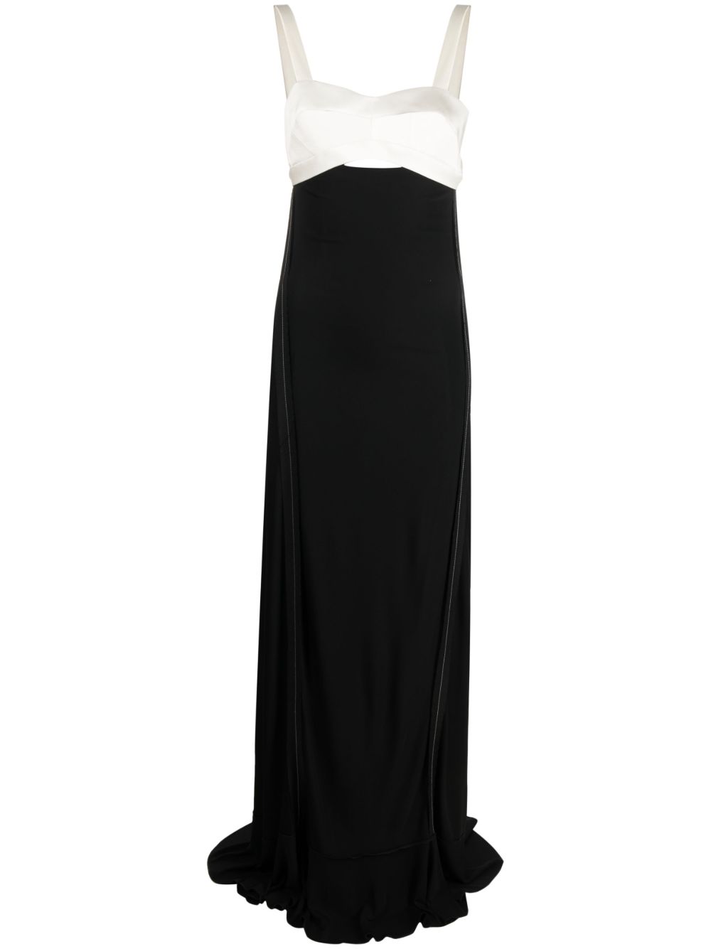 Victoria Beckham 镂空无袖礼服 - 黑色