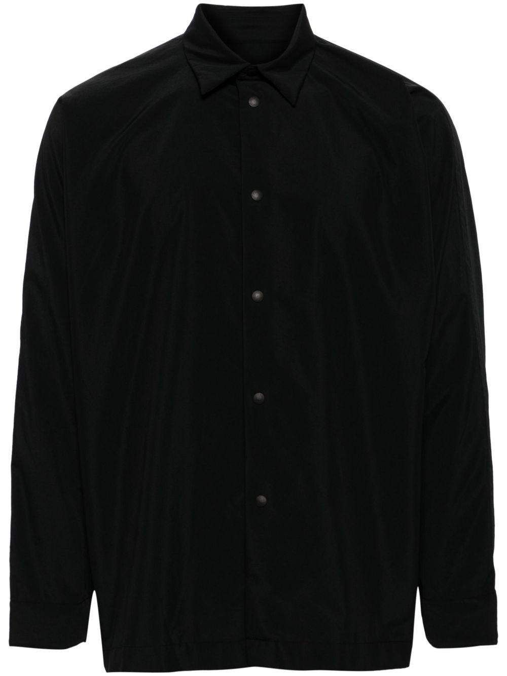 Homme Plissé Issey Miyake Verso 1 尖领衬衫 - 黑色