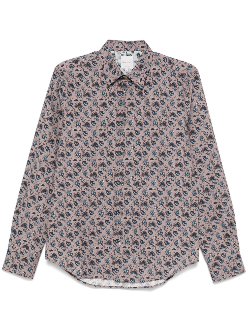 Paul Smith Thistleberry 印花衬衫 - 紫色