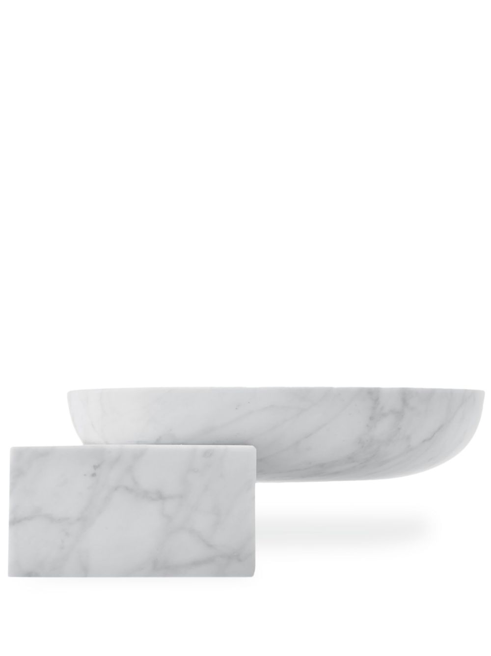 Marsotto Edizioni Underbowl Small marble bowl - 白色