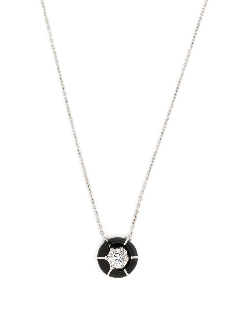 Selim Mouzannar 18K白金 Seoul Flower 钻石项链 - 银色