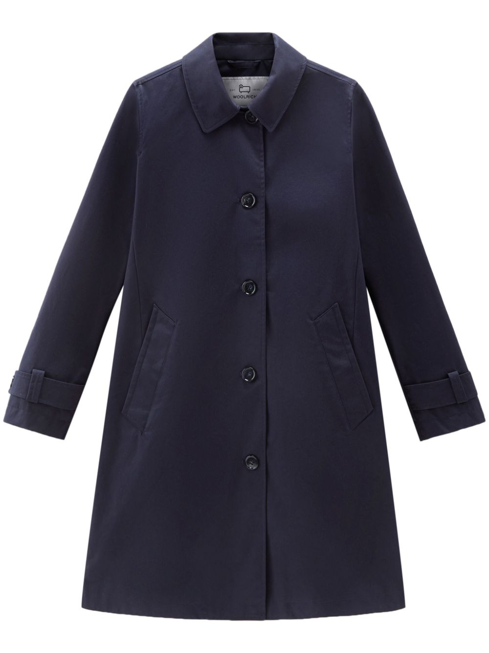 Woolrich 单排扣棉外套 - 蓝色