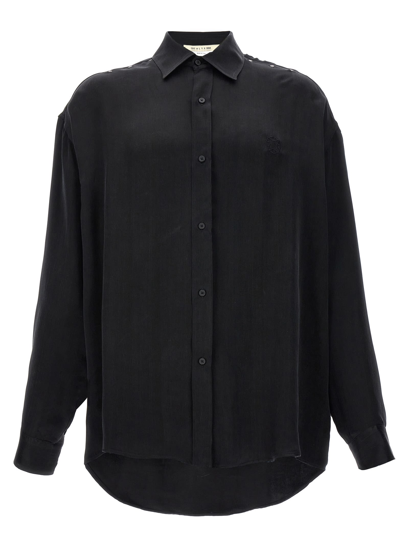 1017 ALYX 9SM Logo Embroidery Cupro Shirt