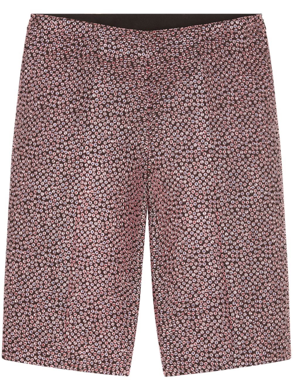 DRIES VAN NOTEN 提花露踝裤 - 粉色
