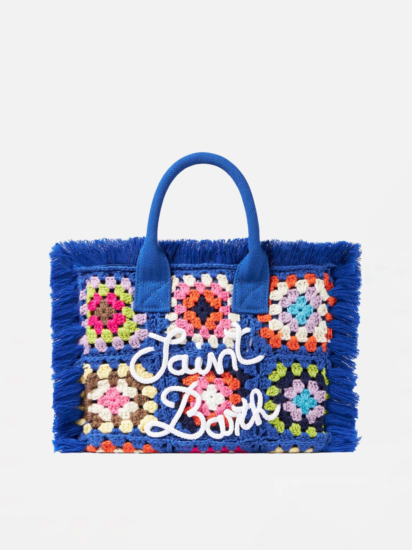 MC2 Saint Barth Colette 蓝色钩针手提包