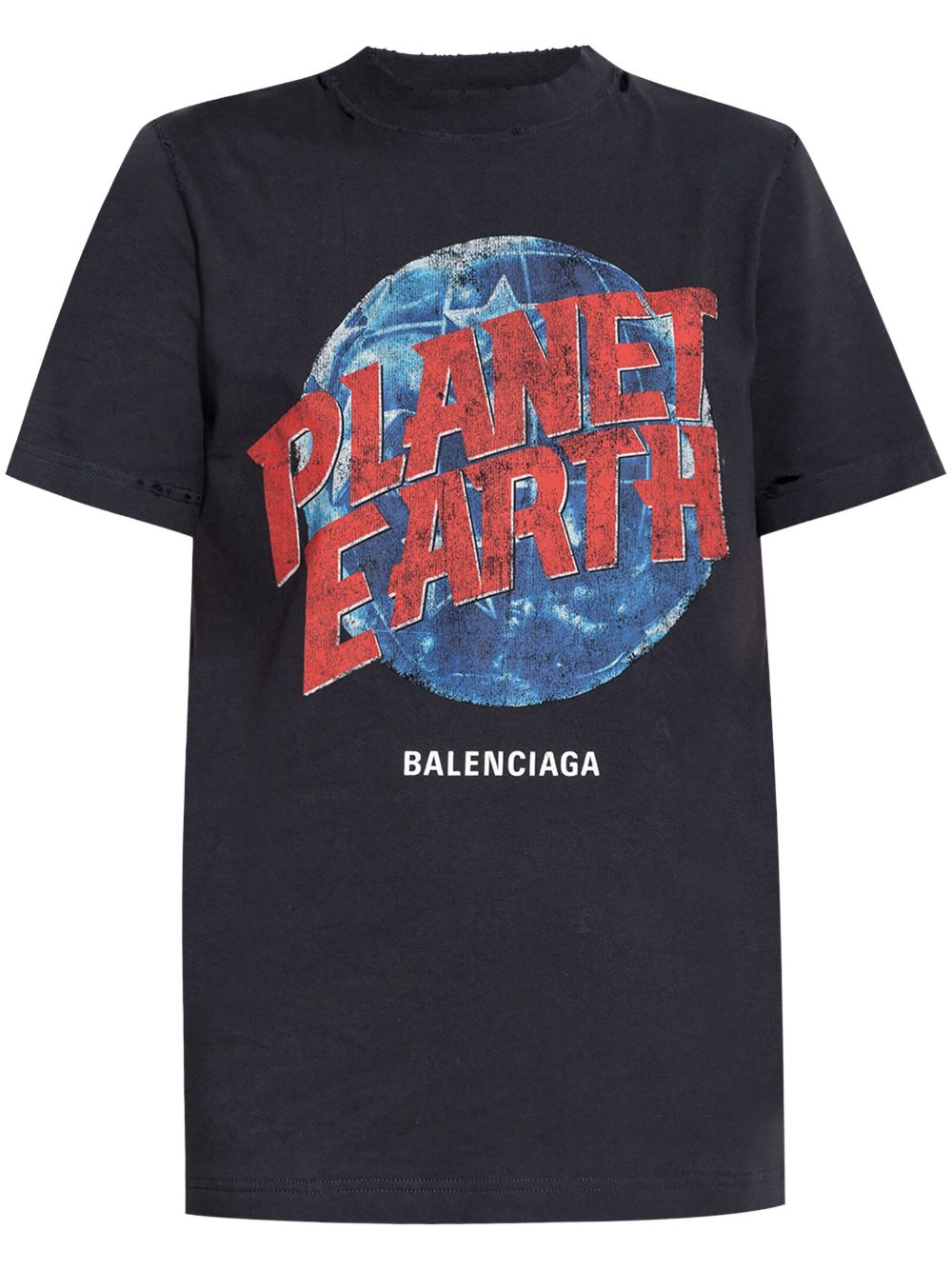 Balenciaga Planet Earth 连衣裙 - 黑色