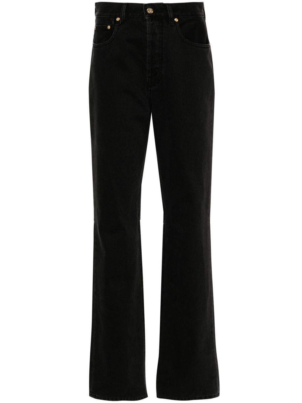Jacquemus La De Nimes Droit 直筒牛仔裤 - 黑色