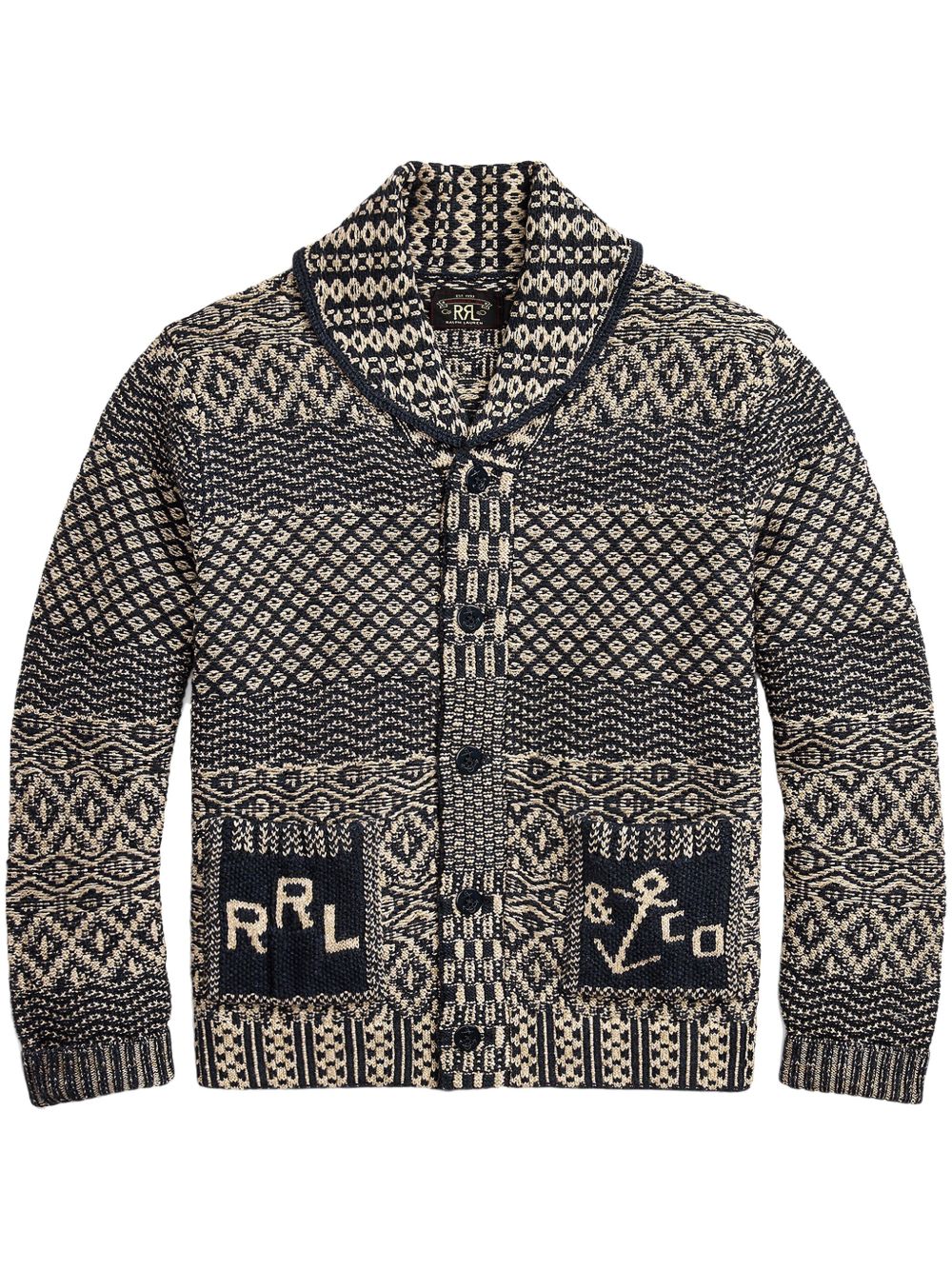 Ralph Lauren RRL 长袖开衫 - 中性色