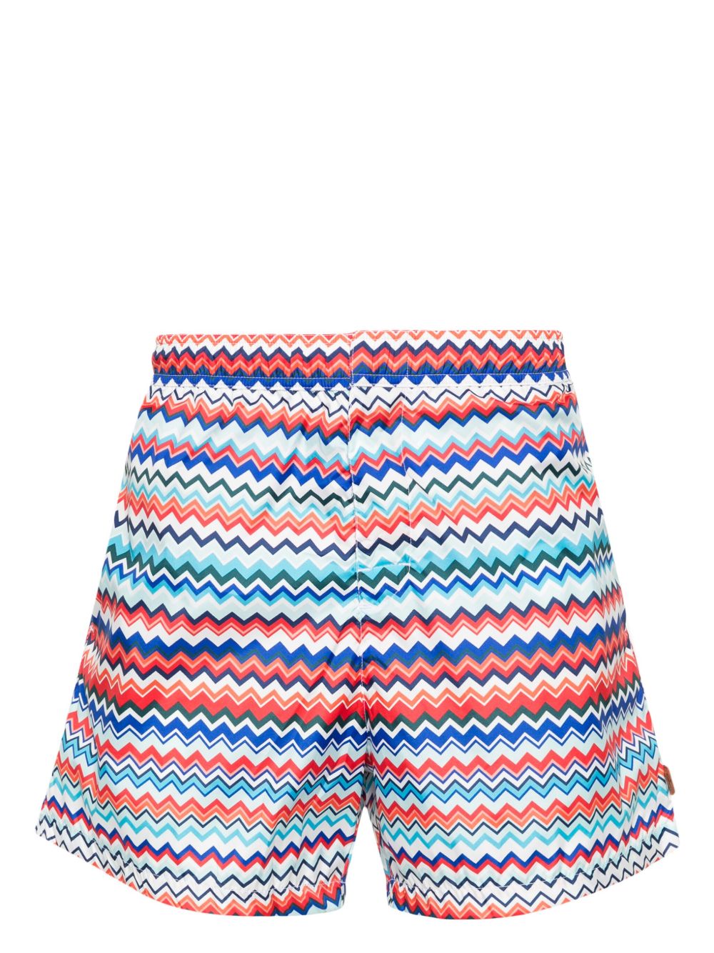 Missoni Signature Z字形图案泳裤 - 蓝色