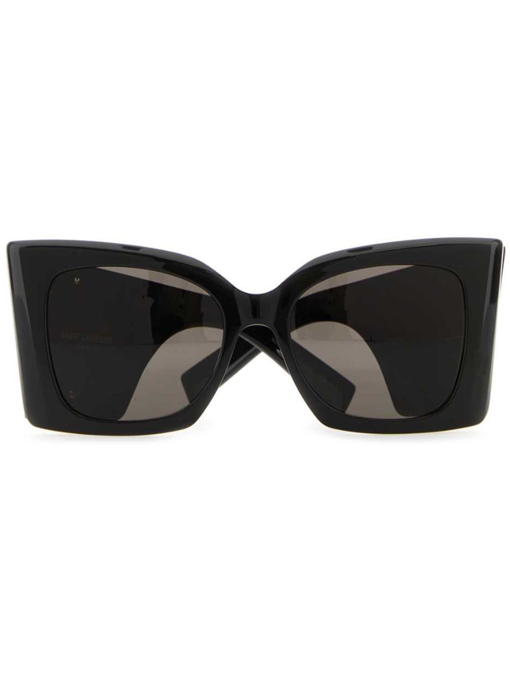 Saint Laurent Eyewear 有色镜片方框太阳眼镜 - 黑色