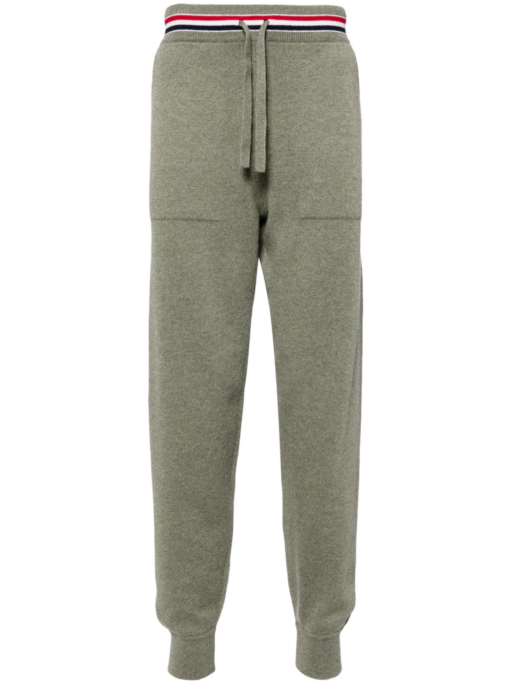 Thom Browne RWB 条纹运动裤 - 绿色