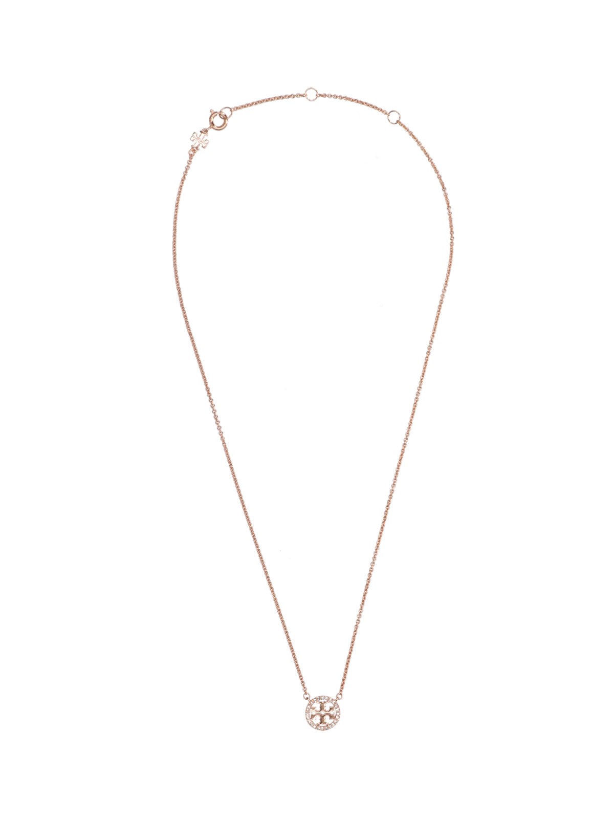 Tory Burch 'Miller' Rhinestone Thin Necklace