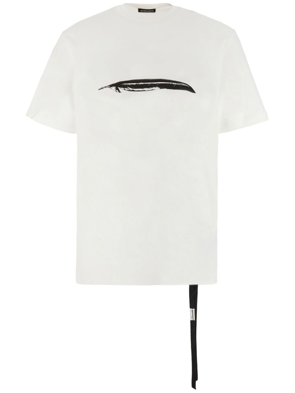 Ann Demeulemeester 棉超大款T恤 - 白色