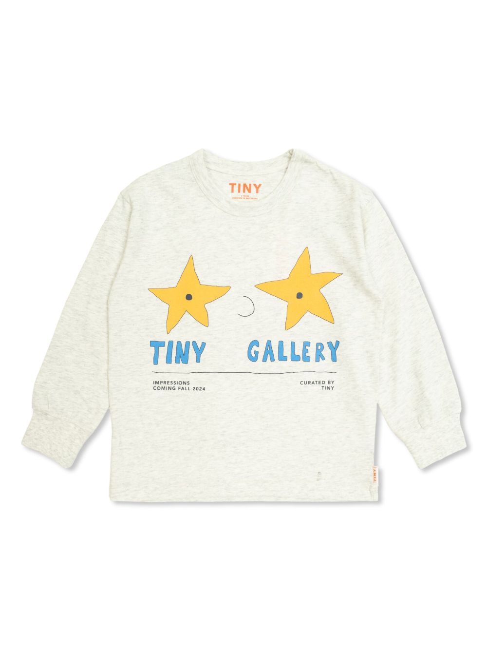 Tiny Cottons Impressions T恤 - 灰色