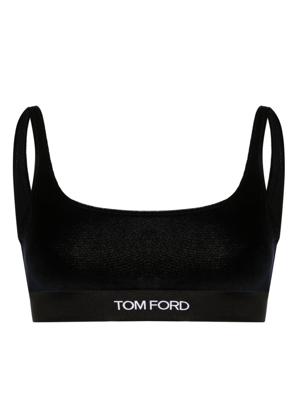 TOM FORD 丝绒文胸 - 蓝色