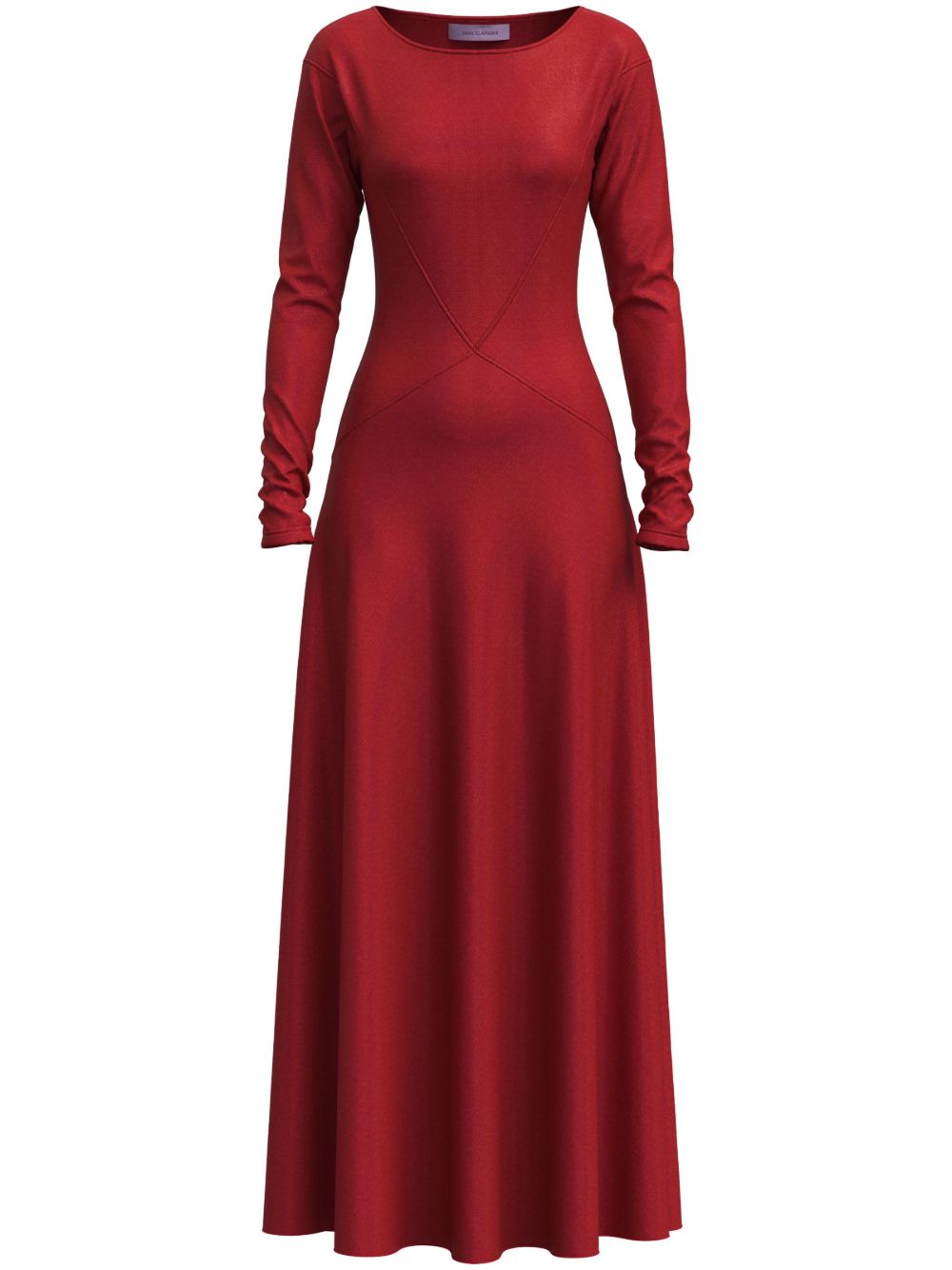Maccapani Juls maxi dress - 红色