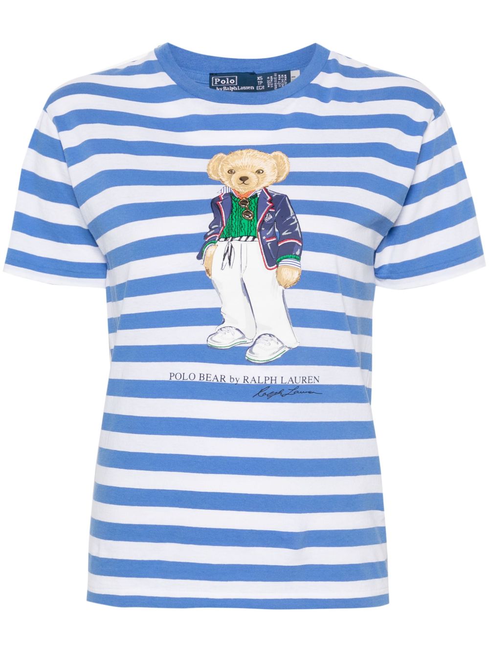 Polo Ralph Lauren Polo Bear 印花T恤 - 蓝色