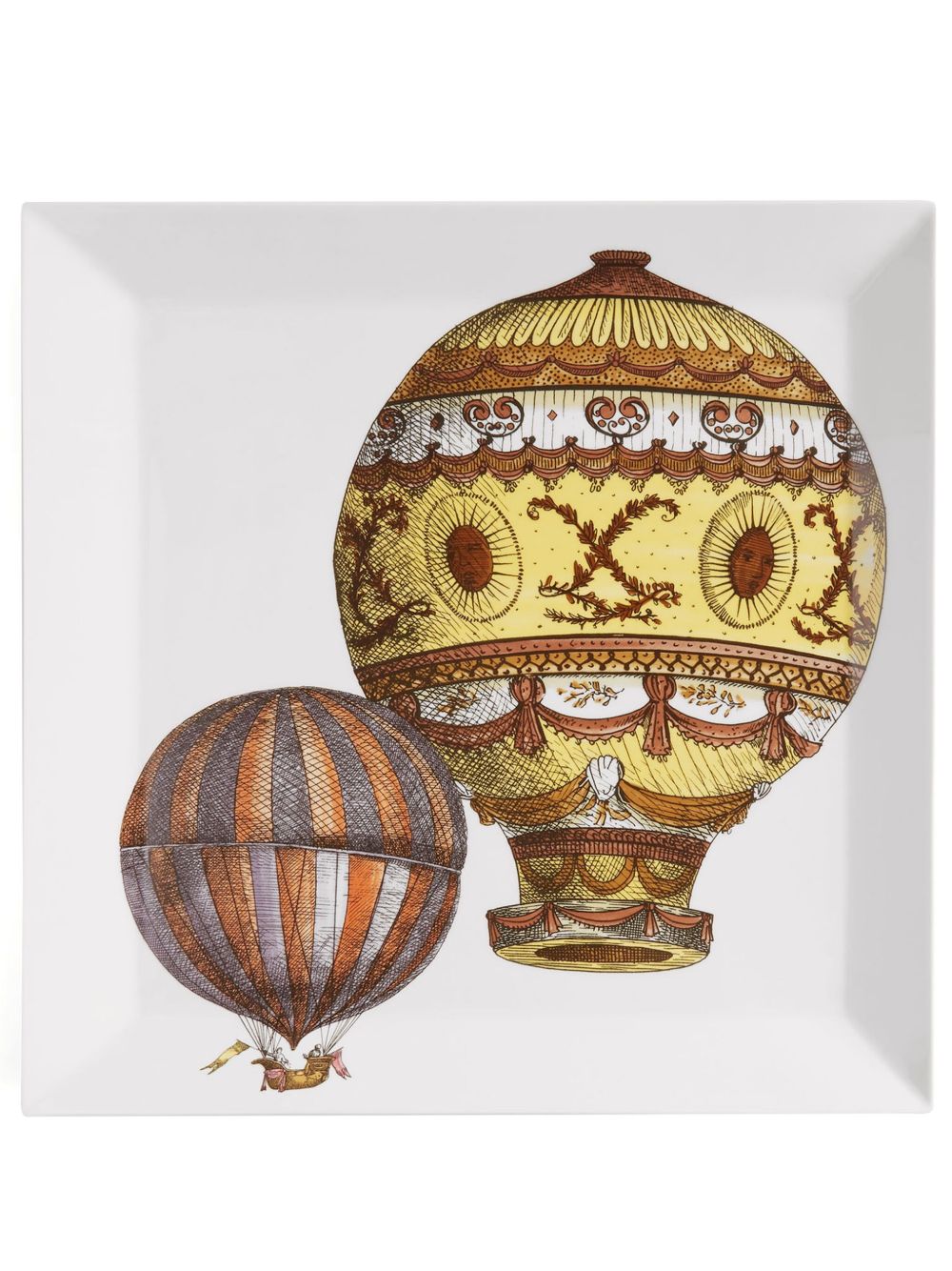 Fornasetti Palloni n.1 陶瓷托盘 - 白色