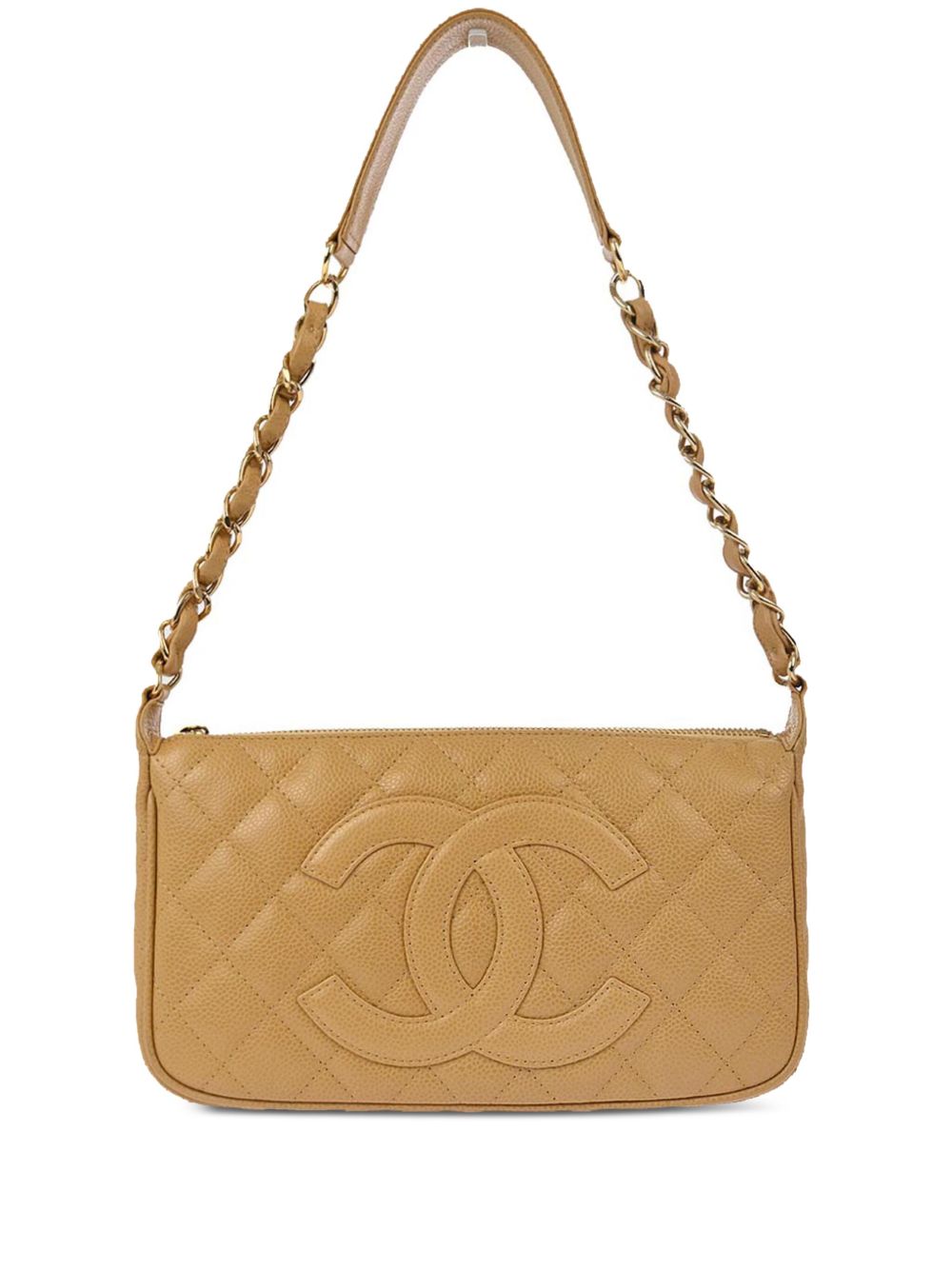 CHANEL Pre-Owned CC 单肩包（2003年典藏款） - 中性色
