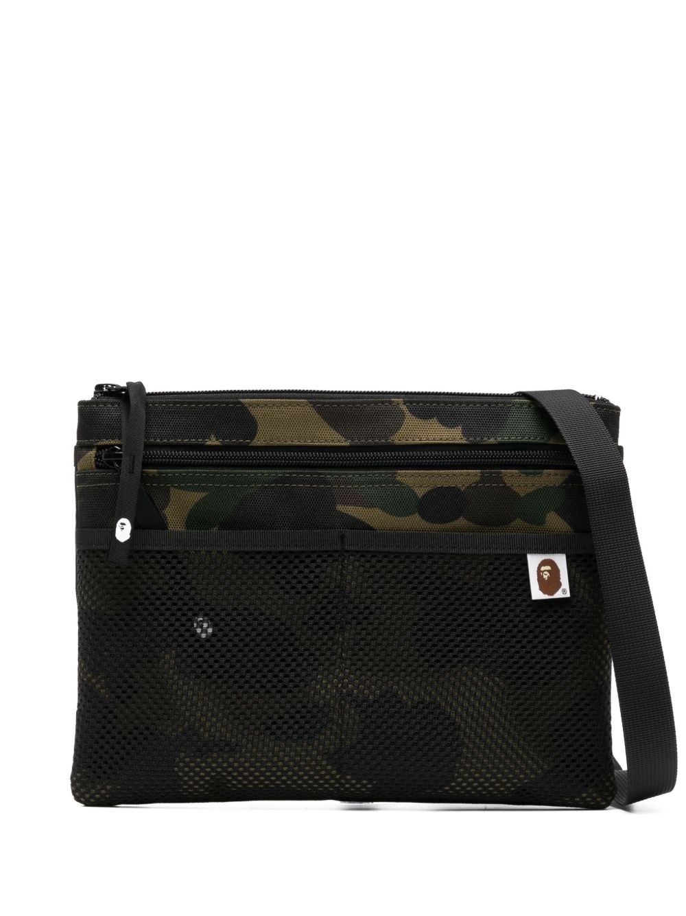 A BATHING APE® 迷彩印花邮差包 - 绿色