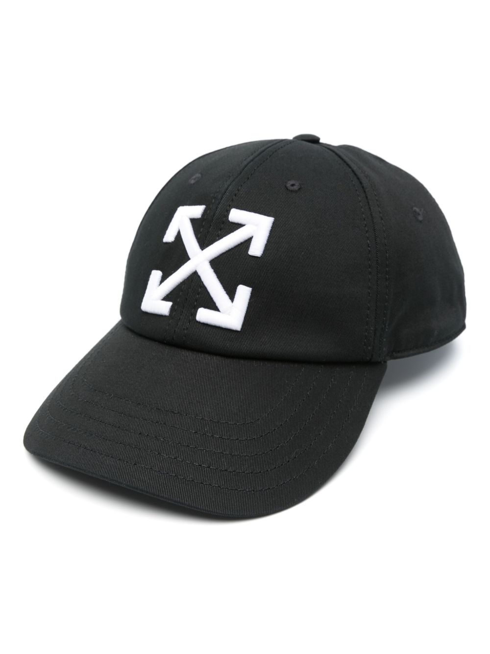 Off-White Arrow Drill 棒球帽 - 黑色