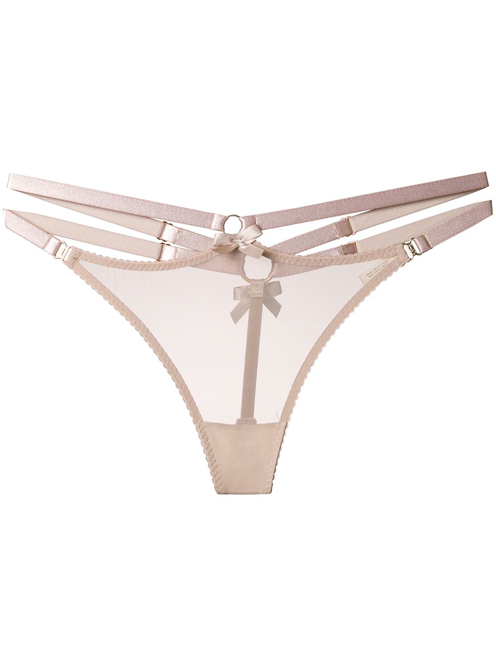 Bordelle Multi-Strap thong - 中性色