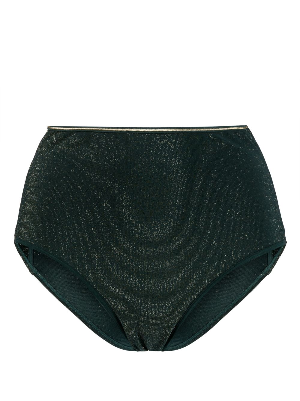 Marlies Dekkers Dame De Paris 金葱高腰三角内裤 - 绿色