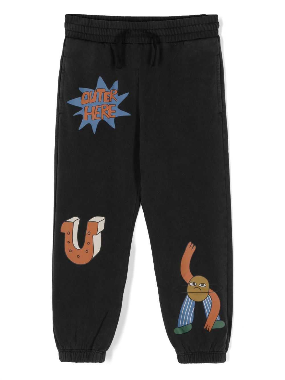 Stella McCartney Kids Cosmic Cowboy 运动裤 - 灰色